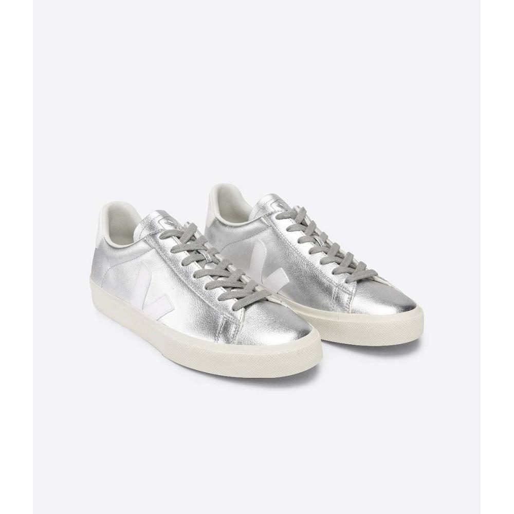 Veja CAMPO CHROMEFREE Low Tops Sneakers Női Titán | HU 600AHK